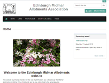 Tablet Screenshot of midmarallotments.org.uk